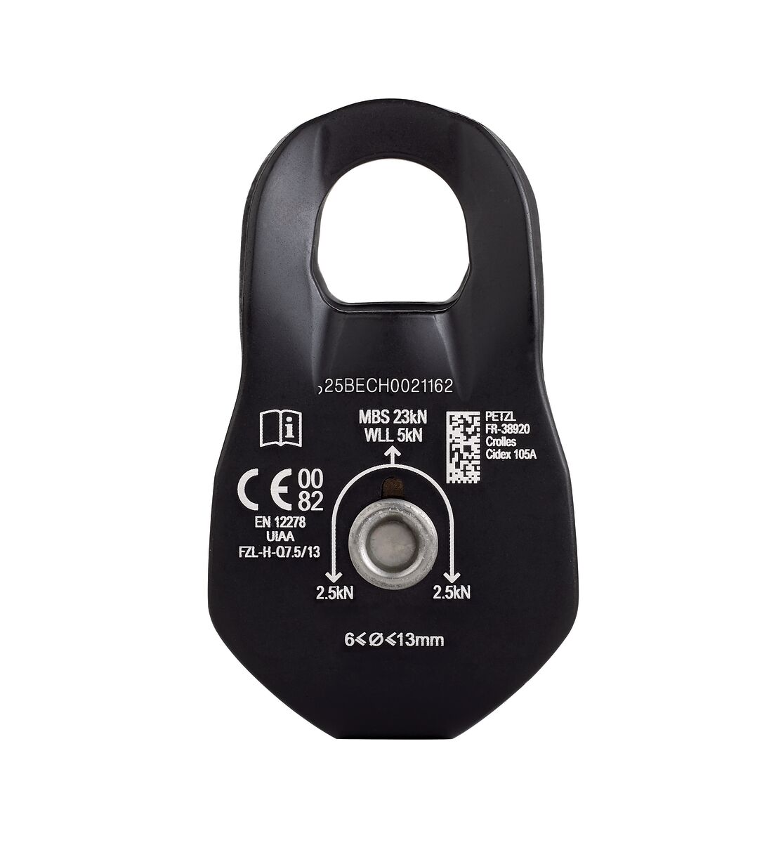 Petzl FIXE Pulley with Fixed Side Plates | Haul System Pulley from Columbia Safety